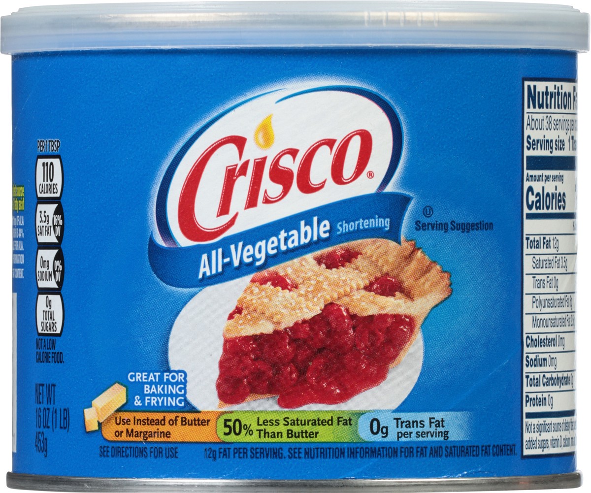 slide 9 of 9, Crisco All-Vegetable Shortening 16 oz, 16 oz