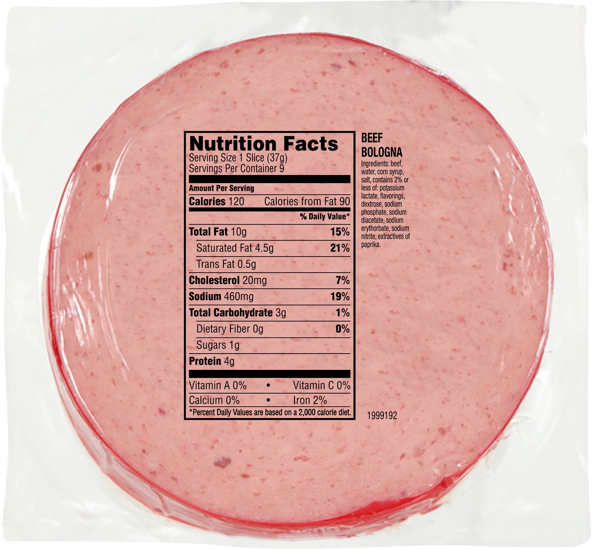 slide 6 of 8, Bryan Beef Bologna Deli Lunch Meat, 12 oz, 340.19 g