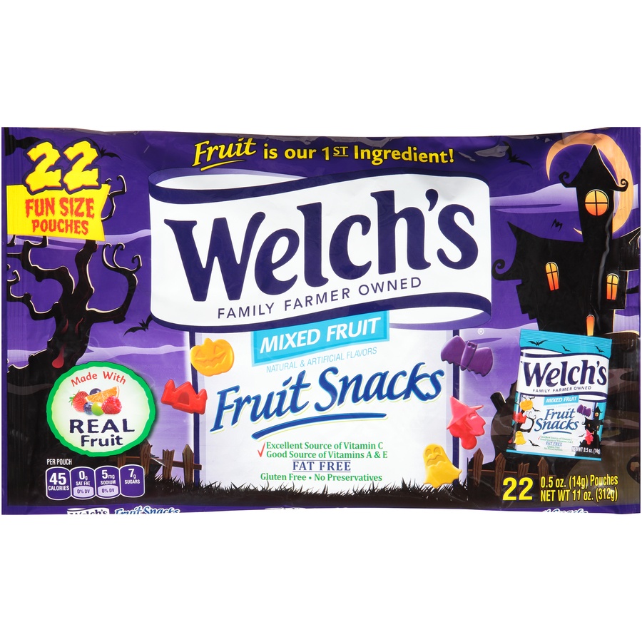 slide 1 of 1, Welch's Fruit Snacks, 22 ct; 0.5 oz