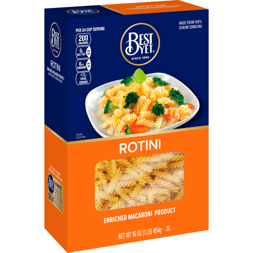 slide 1 of 1, Best Yet Rotini, 16 oz