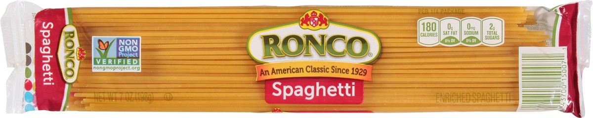 slide 14 of 14, Ronco Spaghetti, 7 oz