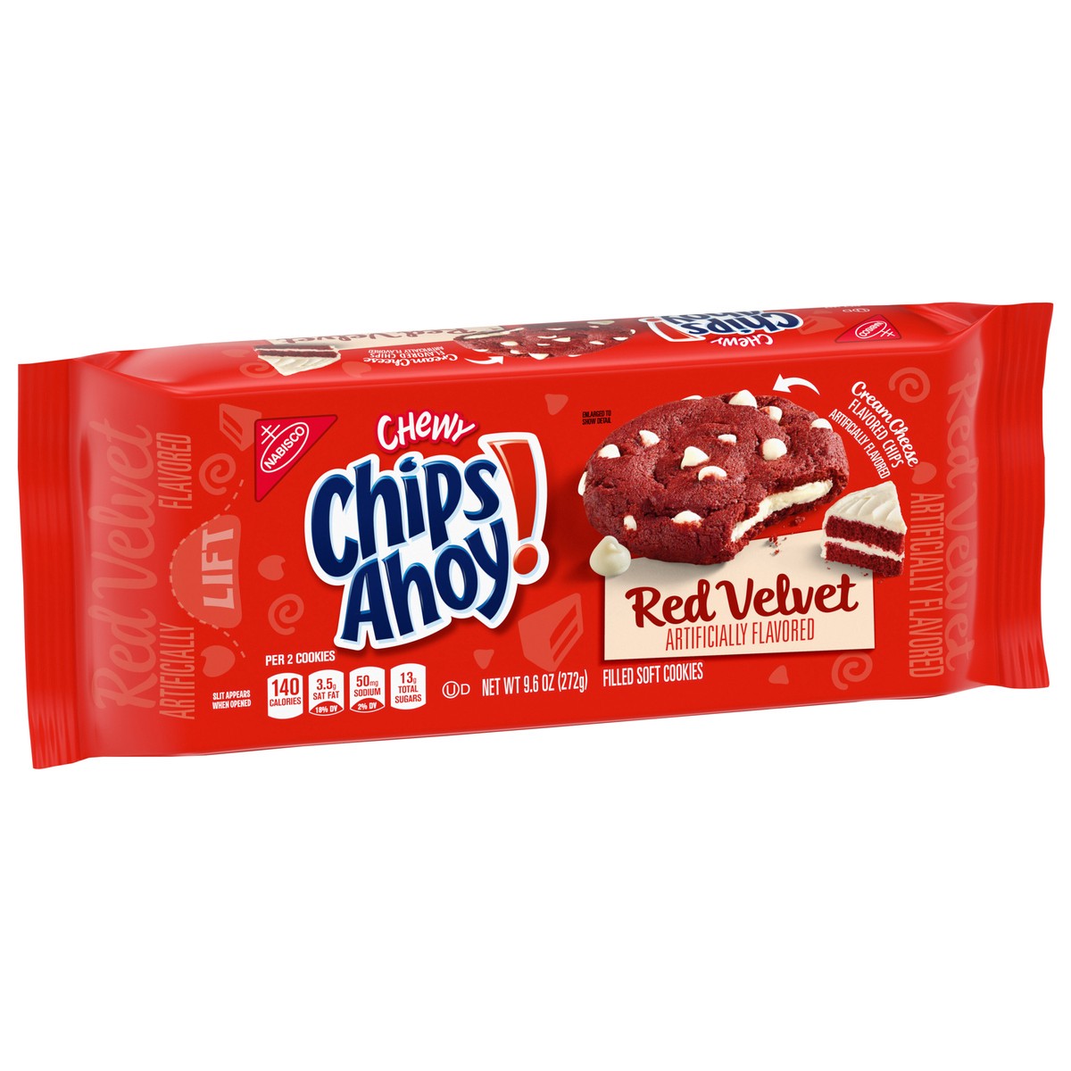 slide 2 of 9, CHIPS AHOY! Chewy Red Velvet Cookies, 9.6 oz, 9.6 oz