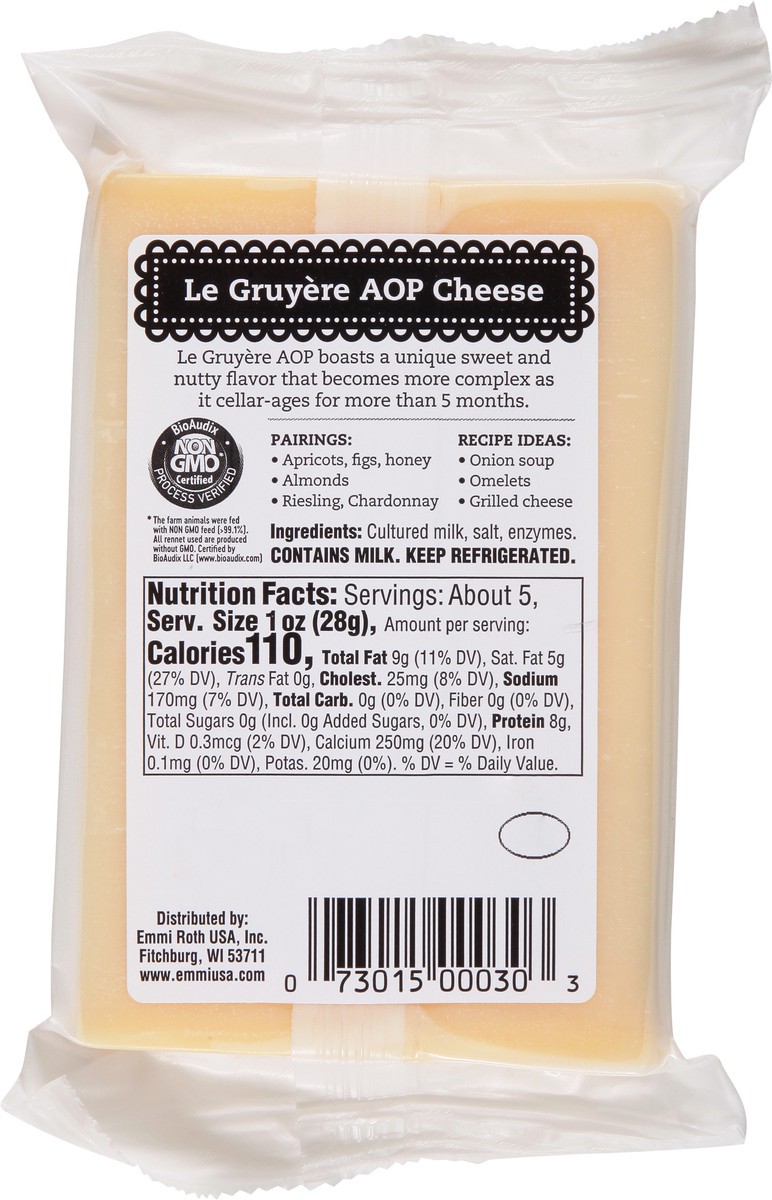 slide 3 of 9, Emmi Le Gruyere Cheese, 5.3 oz