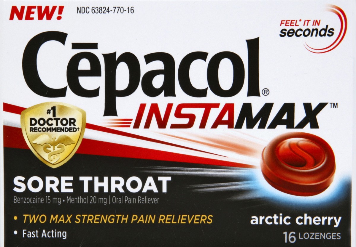 slide 4 of 6, Cepacol Max Cherry Lozenges, 16 ct