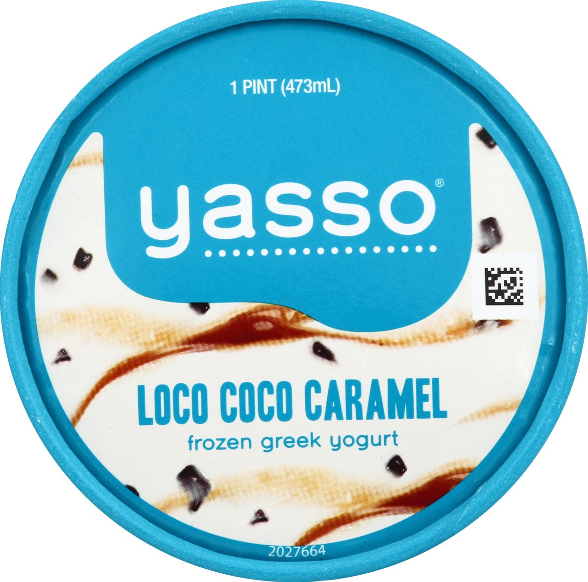 slide 3 of 3, Yasso Loco Coco Caramel Frozen Greek Yogurt, 1 pint