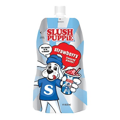 slide 1 of 1, Slush Puppies Strawberry Pouch, 8 oz