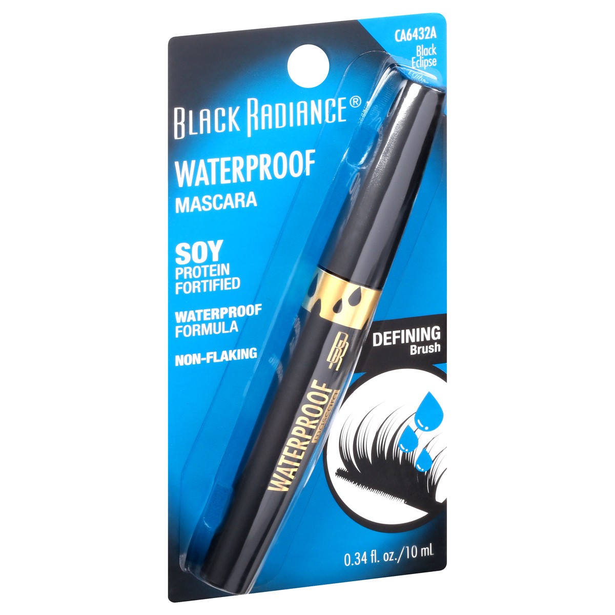 slide 3 of 12, Black Radiance Black Eclipse CA6432A Waterproof Mascara 0.34 oz, 0.34 oz