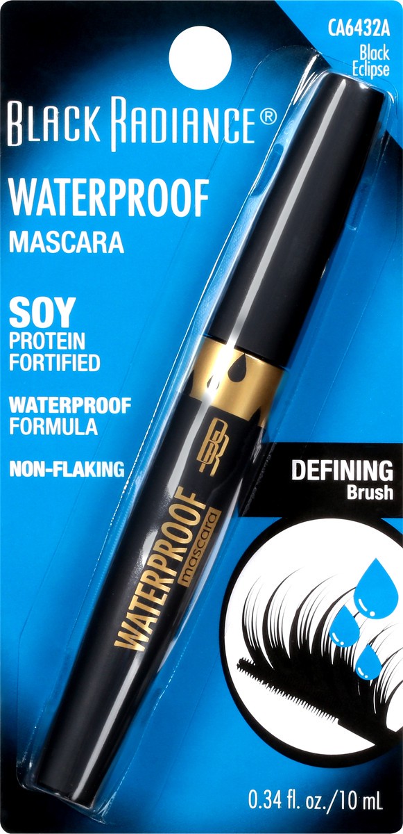 slide 9 of 12, Black Radiance Black Eclipse CA6432A Waterproof Mascara 0.34 oz, 0.34 oz