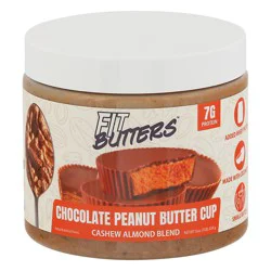 Fit Butters Cashew Almond Blend, Chocolate Peanut Butter Cup