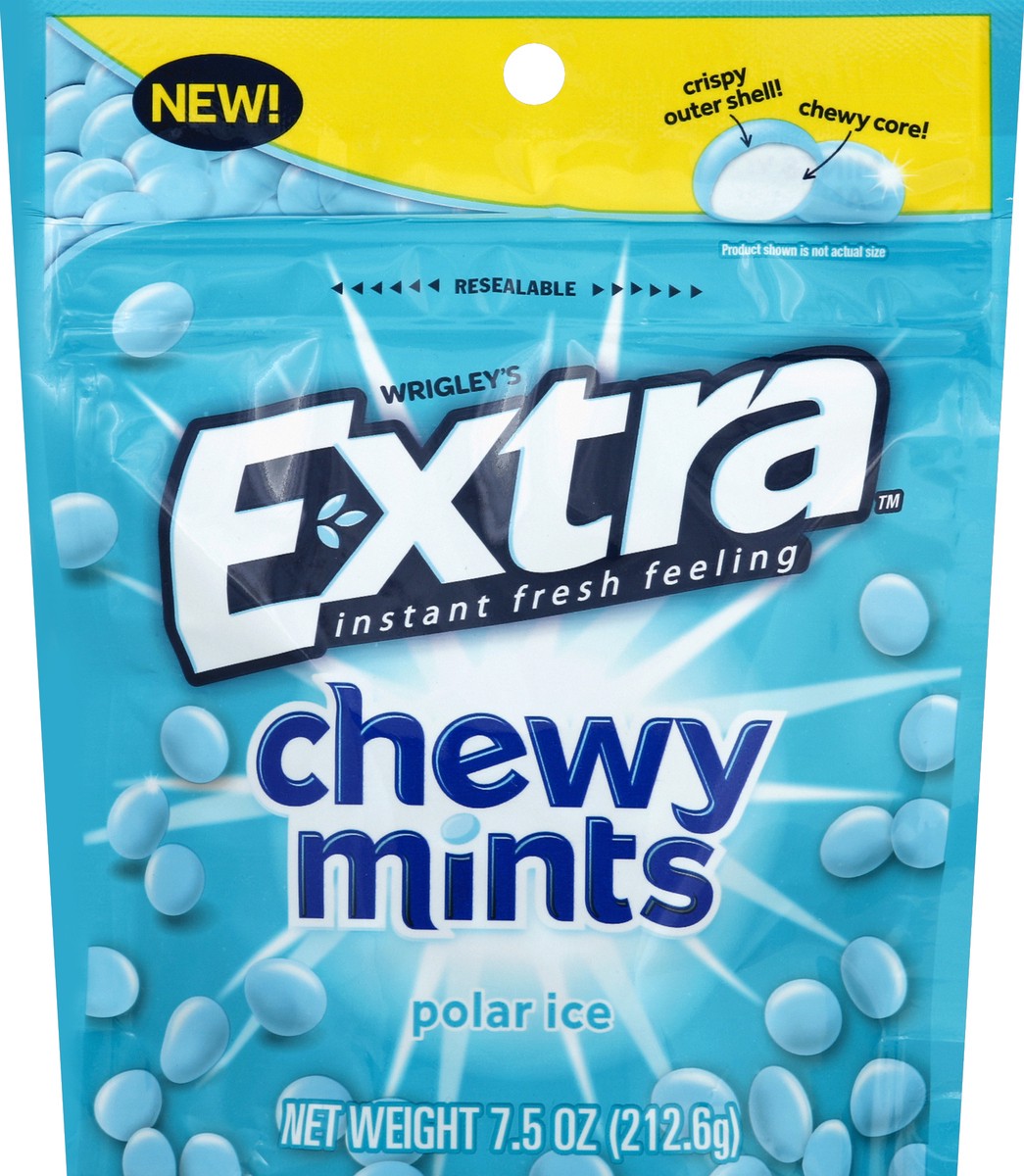 slide 2 of 6, Extra Chewy Mints Polar Ice 7.5-ounce bag, 7 oz