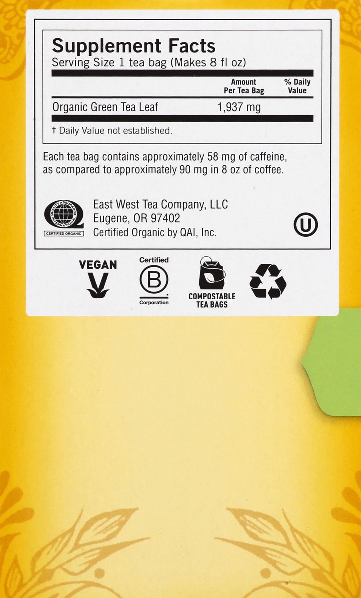 slide 2 of 9, Yogi Tea Bags Pure Green Green Tea 16 ea, 16 ct