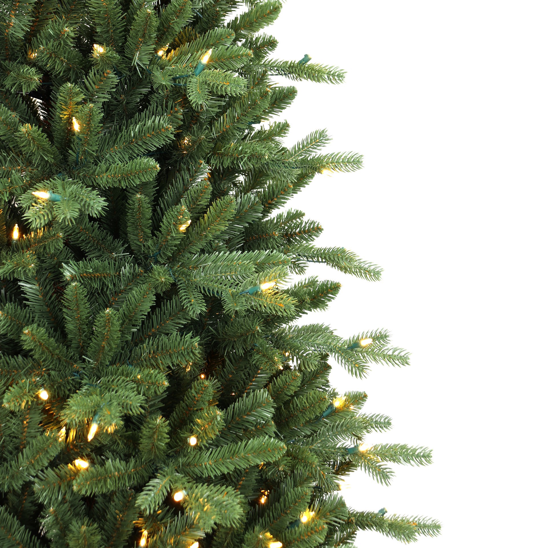 slide 4 of 8, 7.5ft. Pre-Lit Glenwood Slim Realistic Artificial Christmas Tree, Warm White Led Lights By Ashland, 7.5 ft