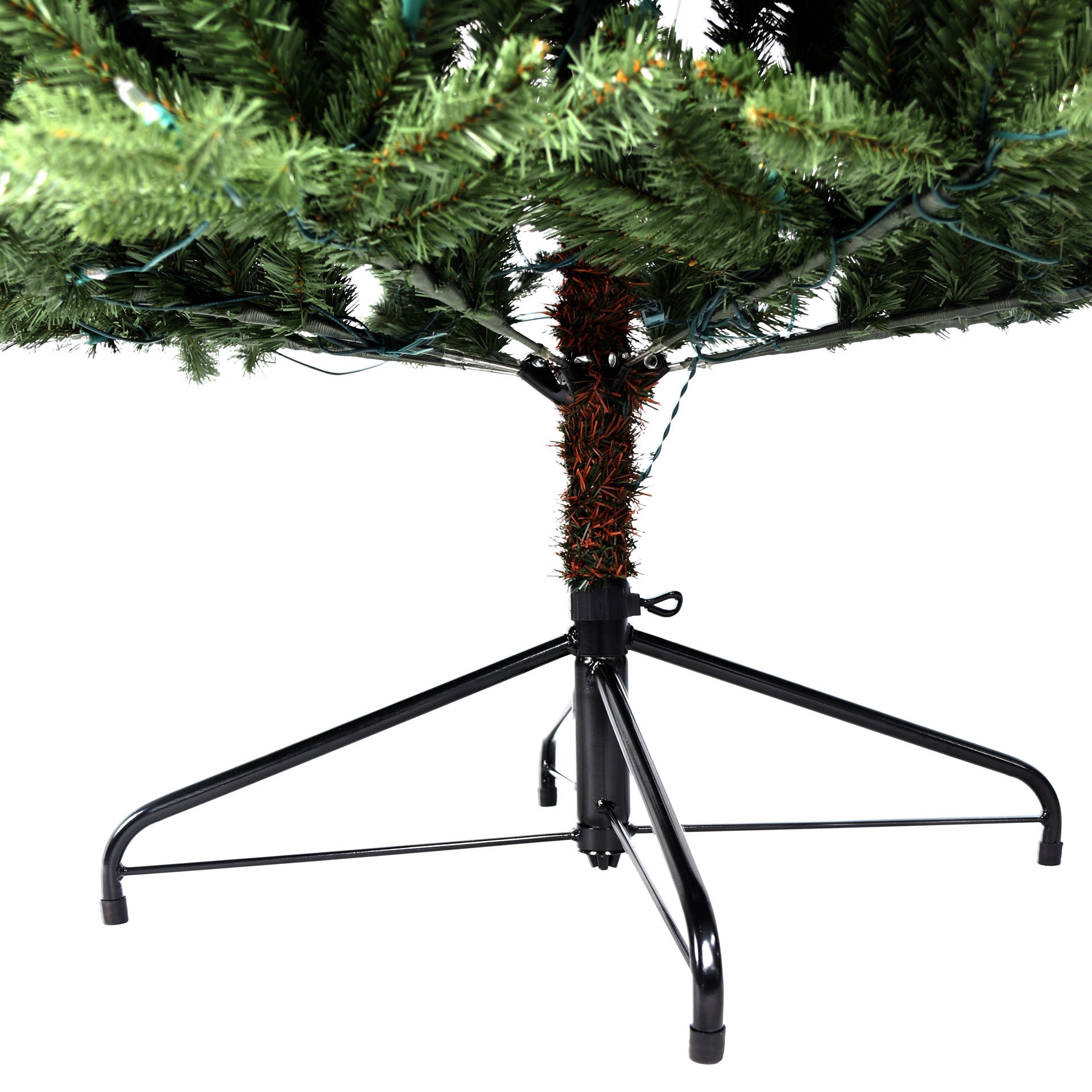 slide 3 of 8, 7.5ft. Pre-Lit Glenwood Slim Realistic Artificial Christmas Tree, Warm White Led Lights By Ashland, 7.5 ft