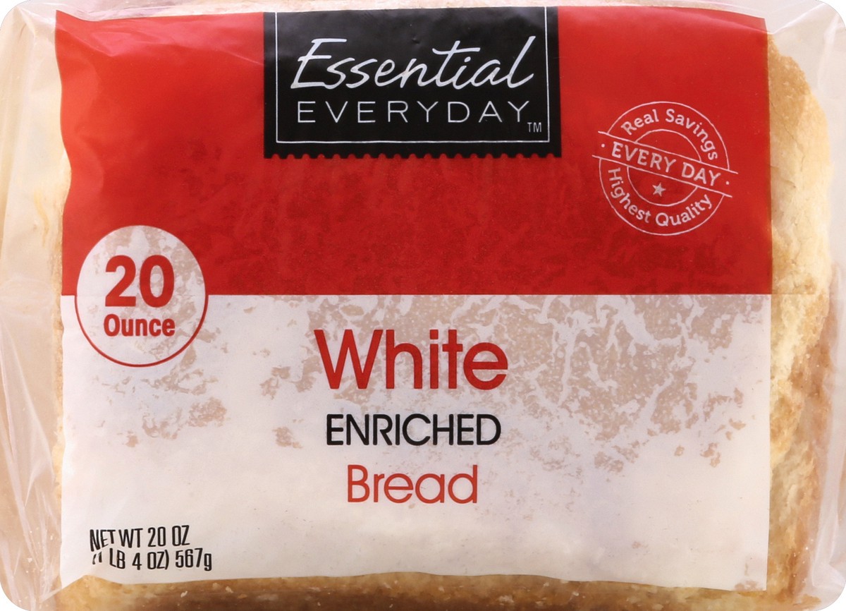 slide 4 of 6, Essential Everyday White Bread, 20 oz