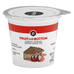 Publix Fruit on the Bottom Lowfat Dutch Apple Pie Yogurt