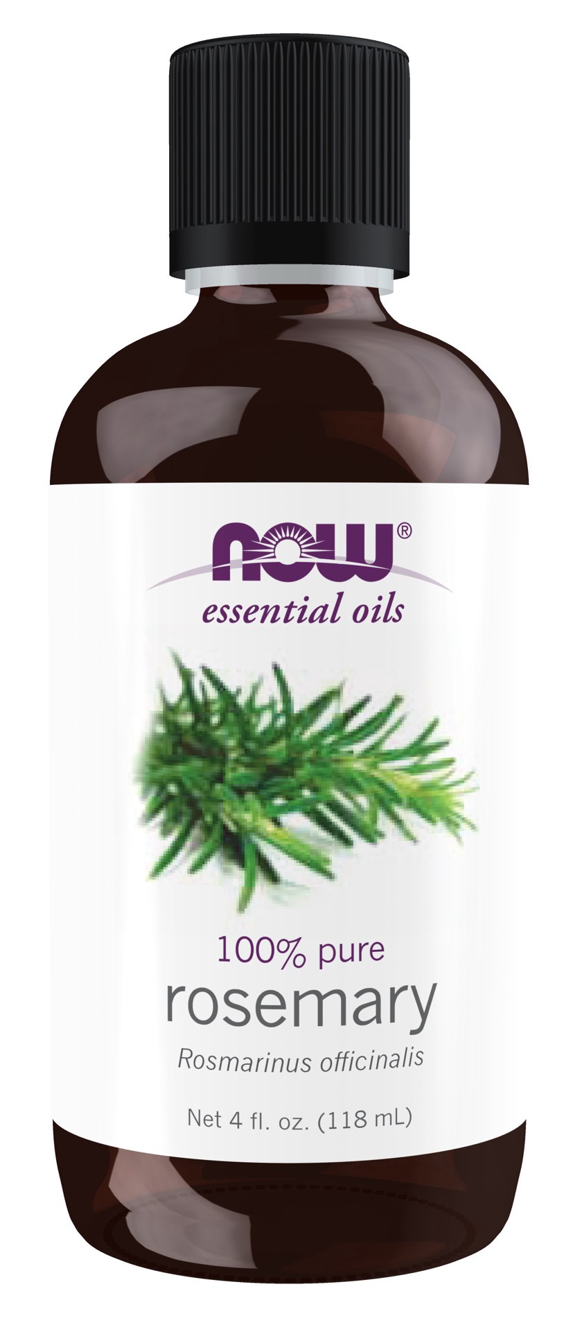 slide 1 of 4, NOW Rosemary Oil - 4 oz., 4 oz