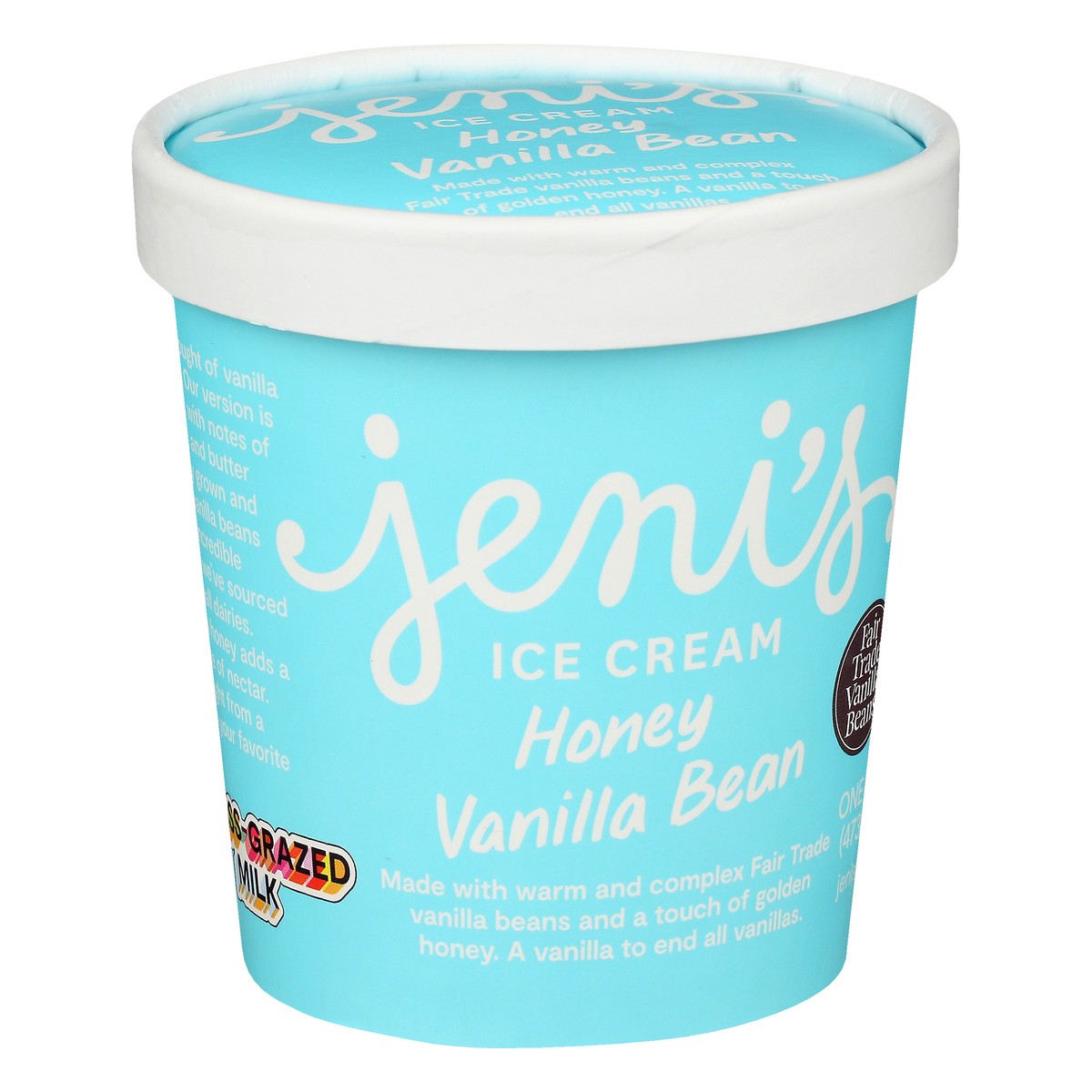 slide 10 of 12, Jeni's Honey Vanilla Bean Ice Cream 1 pt, 1 pint