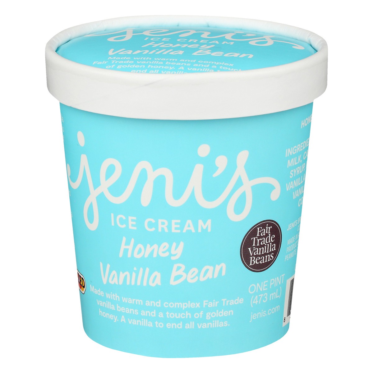 slide 6 of 12, Jeni's Honey Vanilla Bean Ice Cream 1 pt, 1 pint