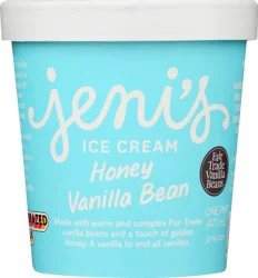 Jeni's Honey Vanilla Bean Ice Cream 1 pint
