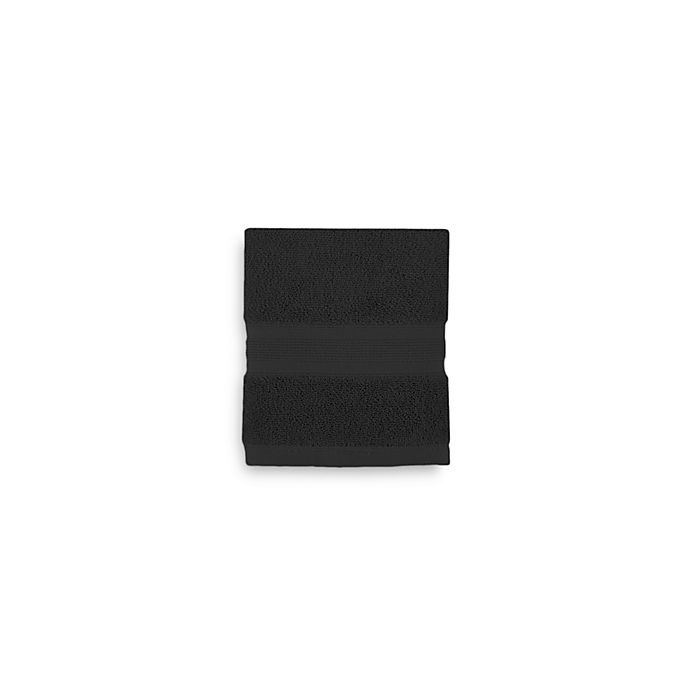 slide 1 of 15, Wamsutta Icon PimaCott Washcloth inWashed Charcoal, 1 ct