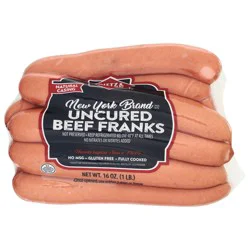 Dietz & Watson New York Brand Uncured Beef Franks 16 oz