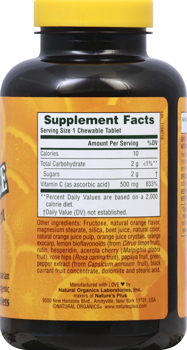 slide 2 of 10, Nature's Plus Vitamin C - 90 ct, 90 ct