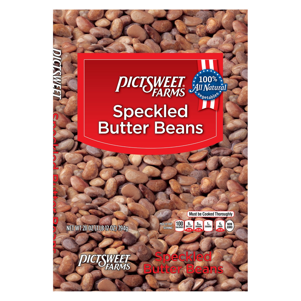 slide 6 of 7, PictSweet Speckled Butter Beans, 28 oz