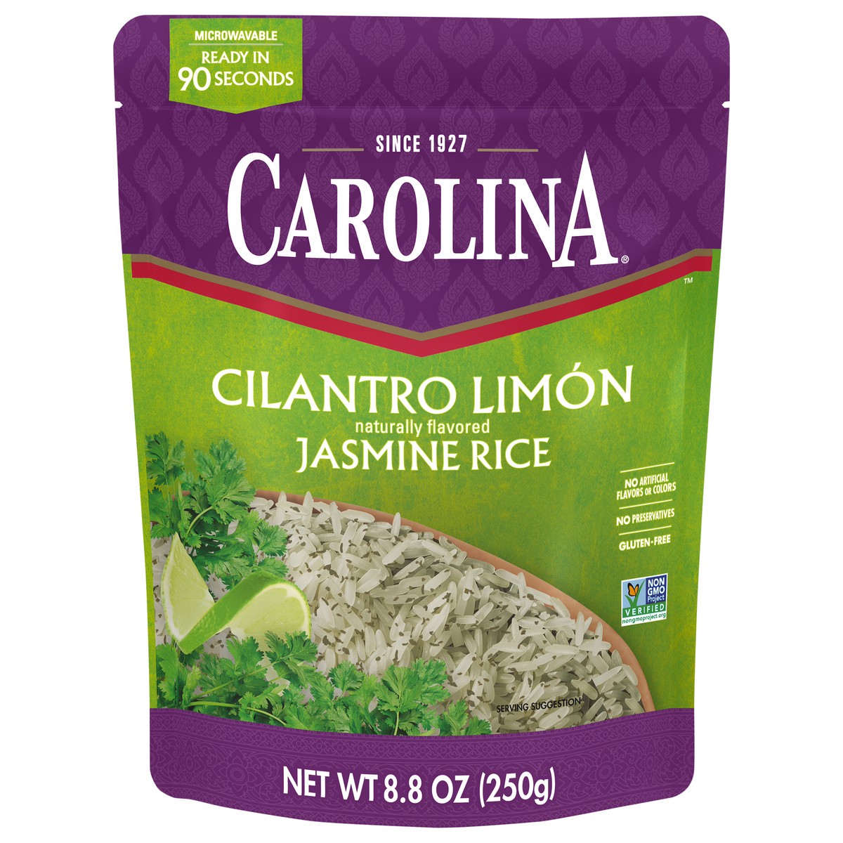 slide 1 of 9, Carolina Jasmine Rice, Cilantro Limon, 8.8 oz