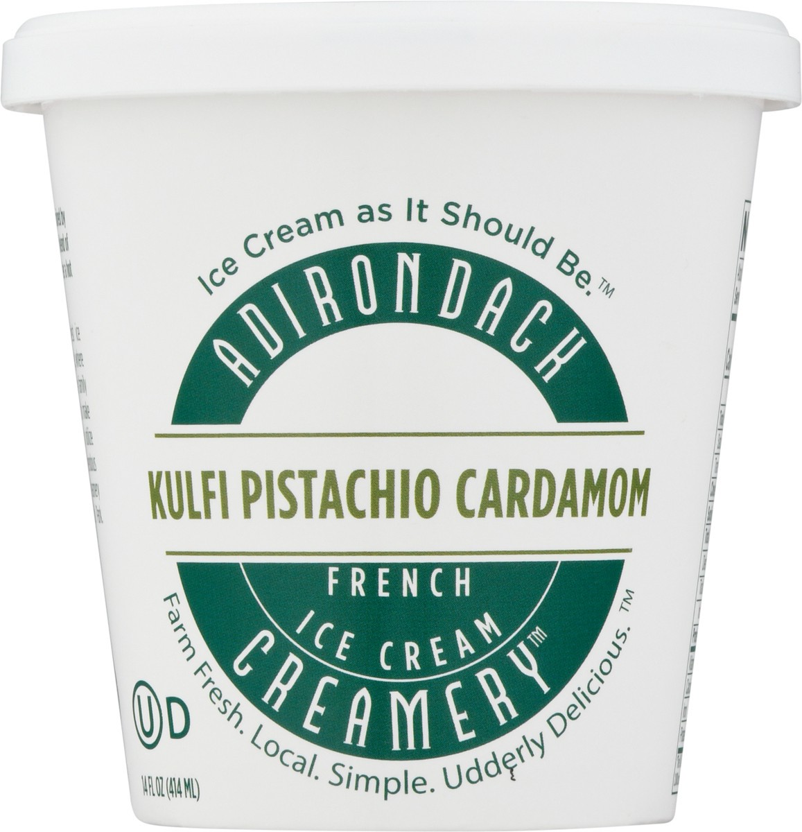 slide 6 of 9, Adirondack Creamery French Kulfi Pistachio Cardamom Ice Cream 14 fl oz, 14 fl oz