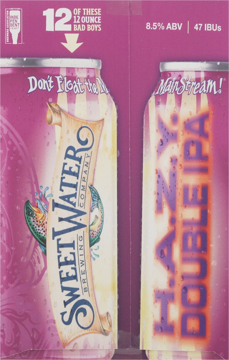 slide 7 of 10, SweetWater Brewing Company Double IPA H.A.Z.Y. Beer 12 - 12 oz Cans, 12 ct