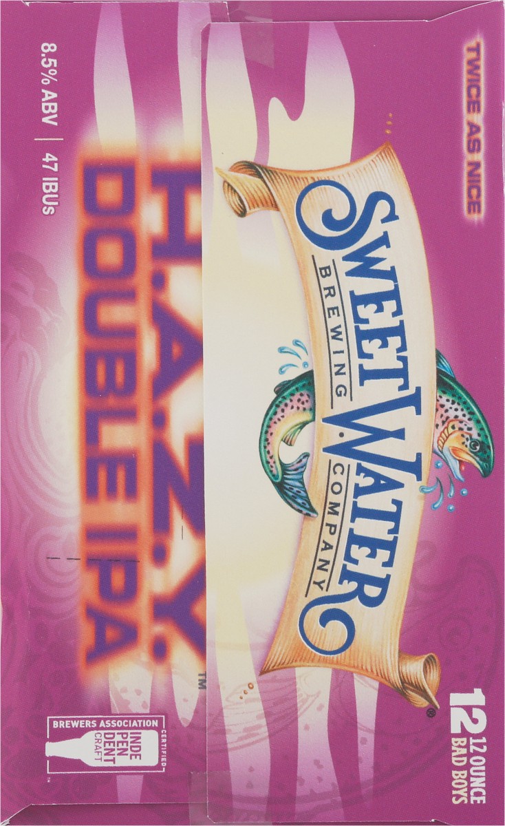 slide 8 of 10, SweetWater Brewing Company Double IPA H.A.Z.Y. Beer 12 - 12 oz Cans, 12 ct