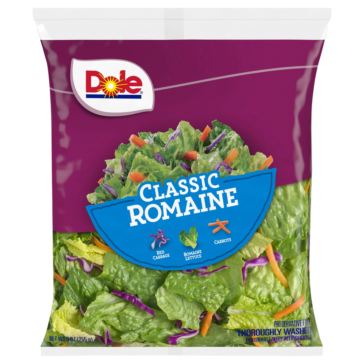 slide 1 of 2, Dole Classic Romaine 9 oz, 9 oz