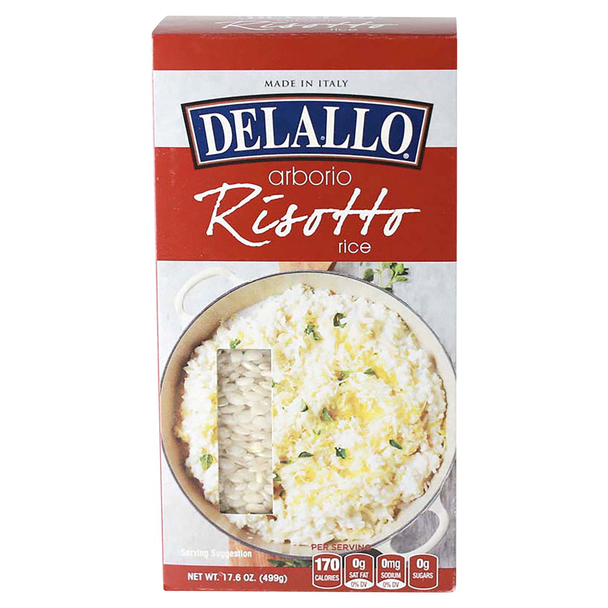 slide 1 of 5, DeLallo Arborio Risotto Rice, 17.6 oz