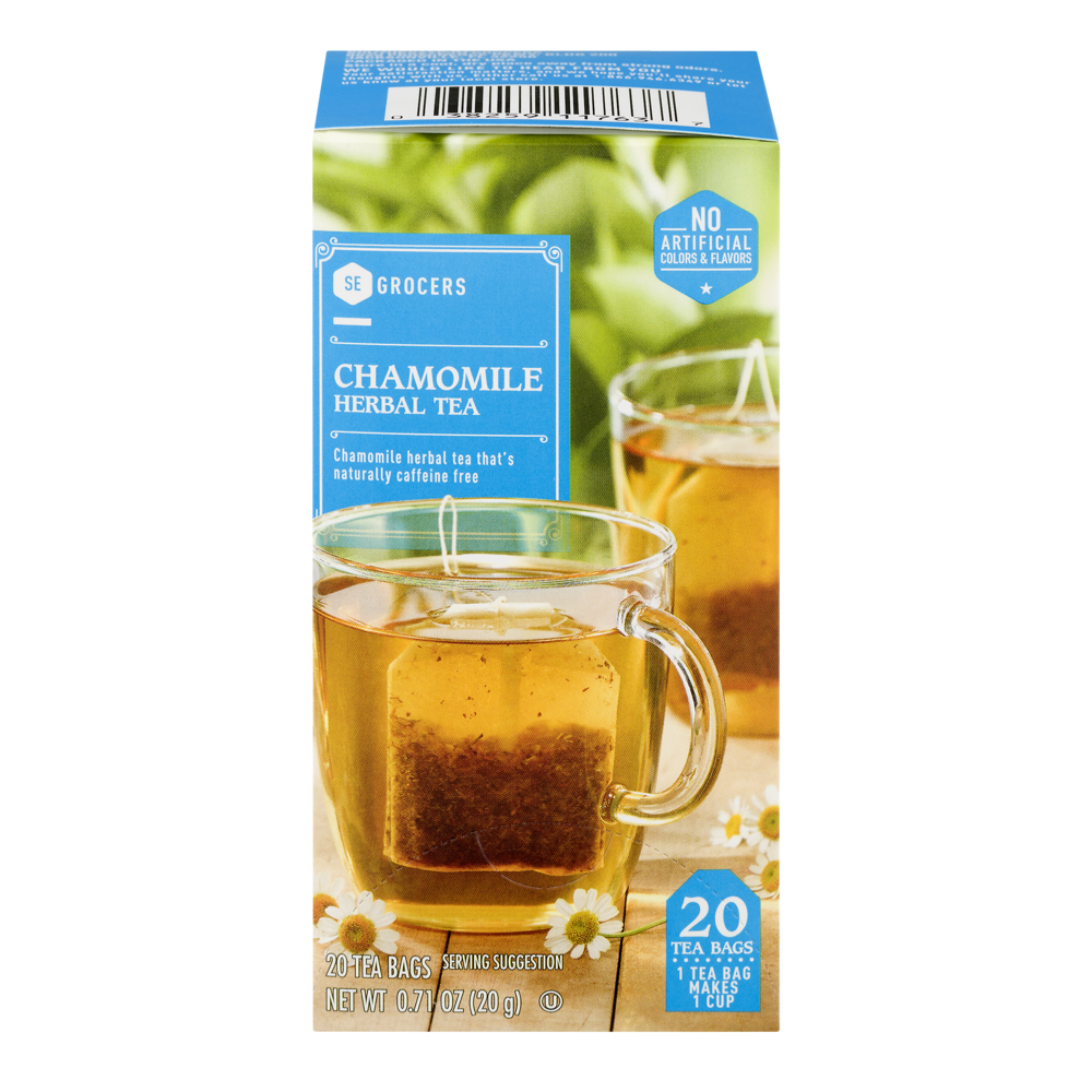 slide 1 of 1, SE Grocers Herbal Tea Chamomile - 20 CT, 20 ct