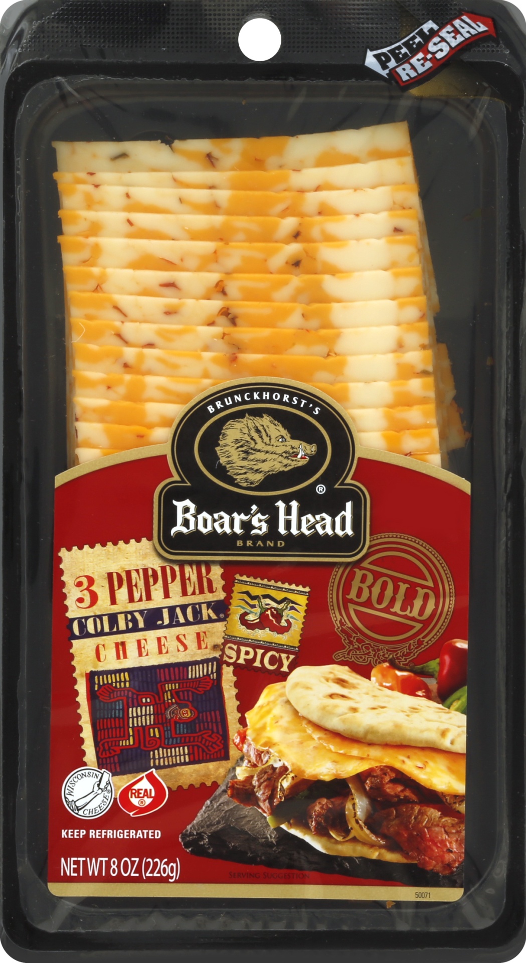 slide 1 of 1, Boar's Head Cheese, 8 oz