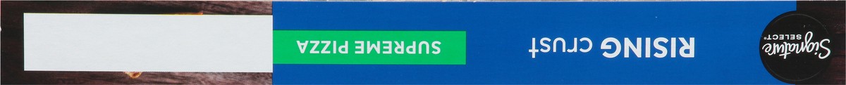 slide 9 of 13, Signature Select Rising Crust Supreme Pizza 33.5 oz, 33.5 oz