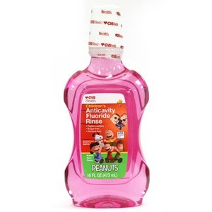 slide 1 of 1, CVS Health Kid's Anti-Cavity Fluoride Rinse, 16 oz