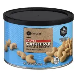 SE Grocers Salted Cashews Whole & Roasted