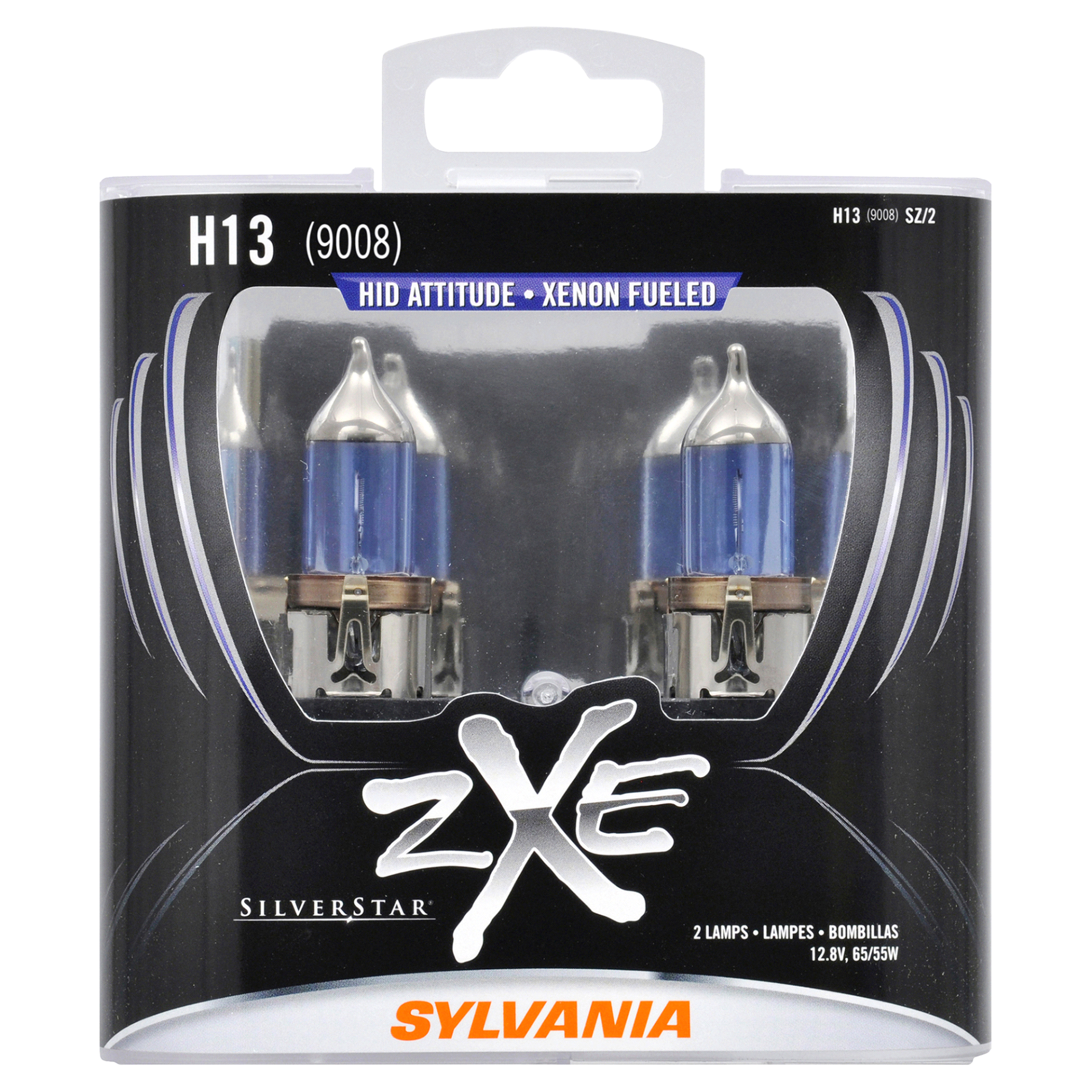 slide 1 of 6, Sylvania H13 SilverStar zXe Headlight, 2 ct