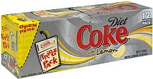 slide 1 of 1, Diet Coke with Lemon - 12 ct; 12 fl oz, 144 oz