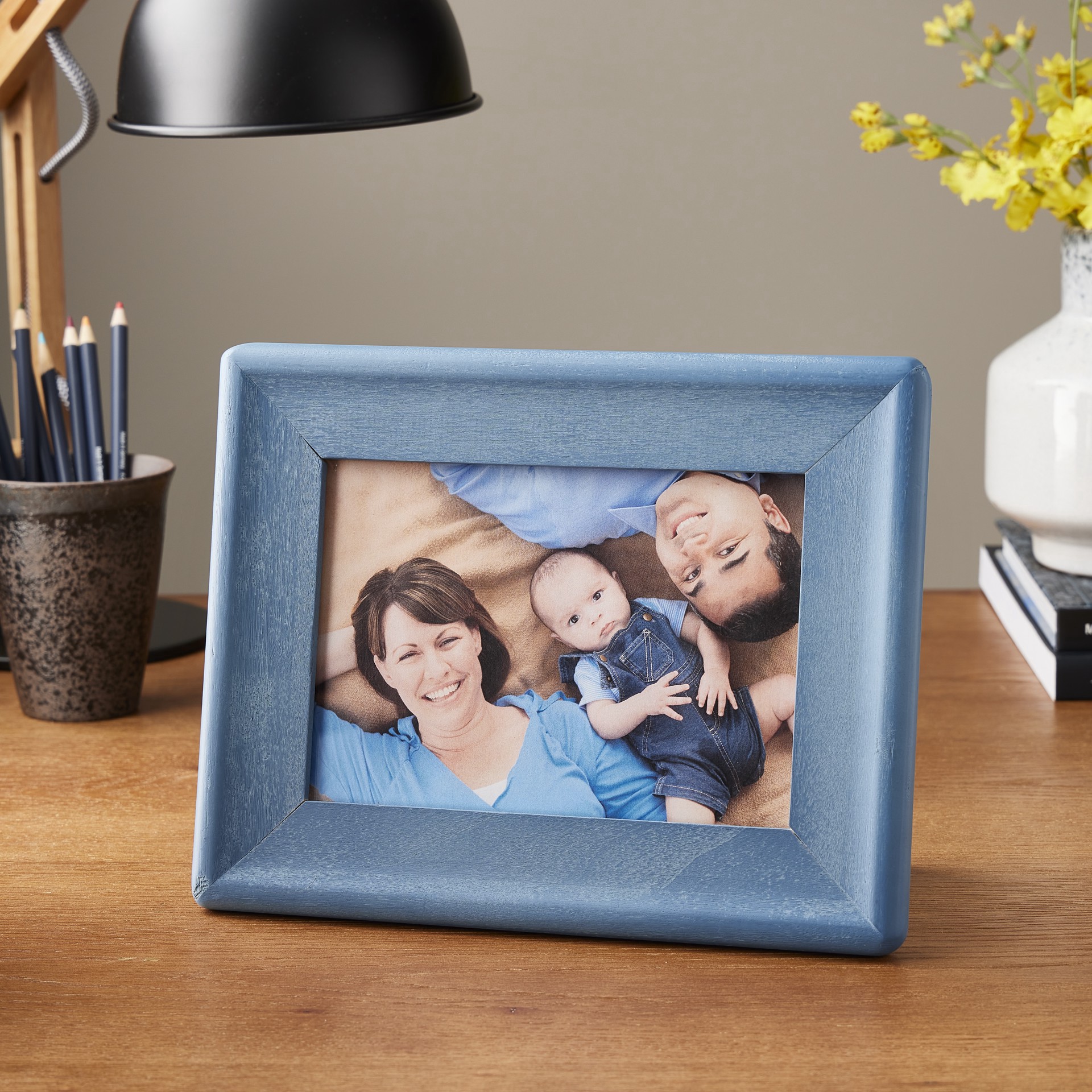 slide 2 of 4, Expressions 5" X 7" Rounded Wood Frame By Studio Decor, 5 in x 7 in