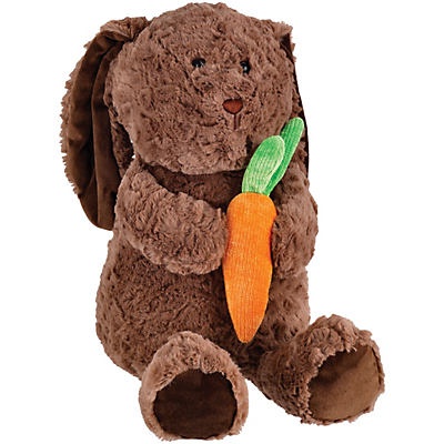 slide 1 of 1, Destination Holiday Cassidy Brown Bunny with Carrot Easter Plush, 1 ct