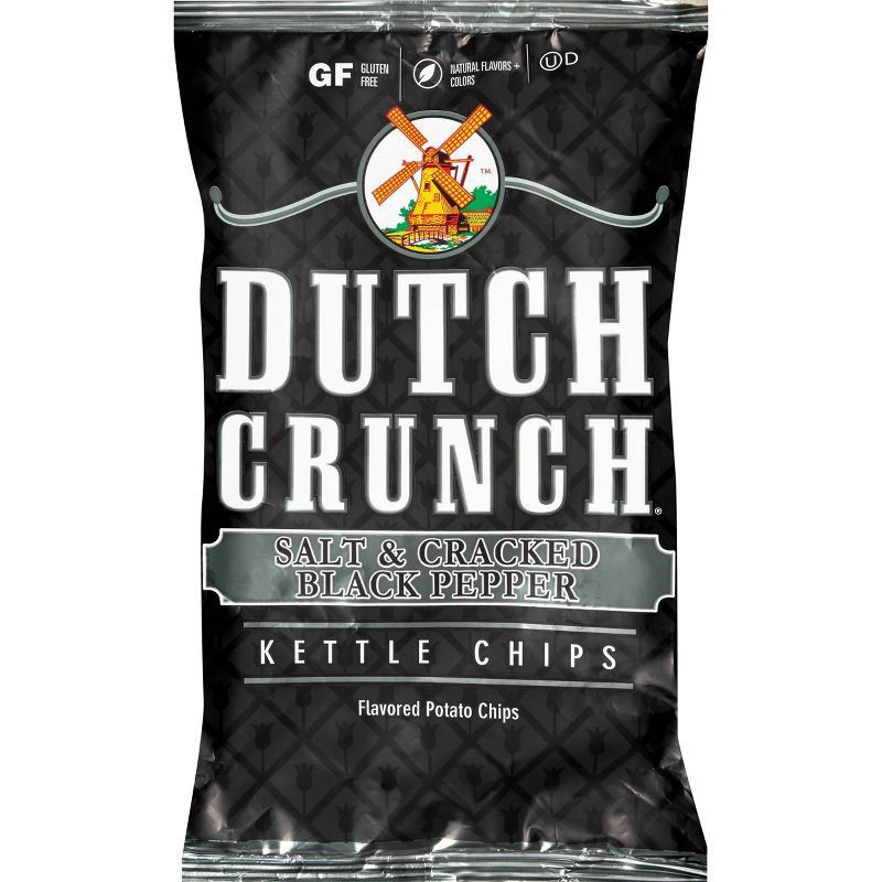 slide 1 of 6, Old Dutch Dutch Crunch Salt & Cracked Black Pepper Kettle Potato Chips - 9oz, 9 oz