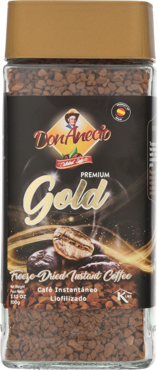 slide 3 of 9, Don Anecio Gold Premium Freeze-Dried Instant Coffee- 3.52 oz, 3.52 oz