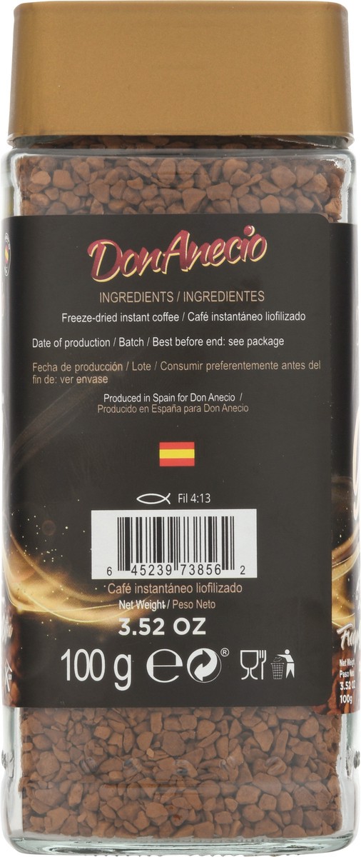 slide 5 of 9, Don Anecio Gold Premium Freeze-Dried Instant Coffee- 3.52 oz, 3.52 oz