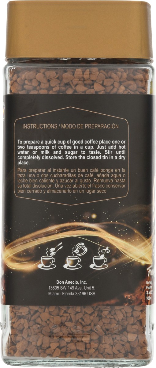slide 2 of 9, Don Anecio Gold Premium Freeze-Dried Instant Coffee- 3.52 oz, 3.52 oz