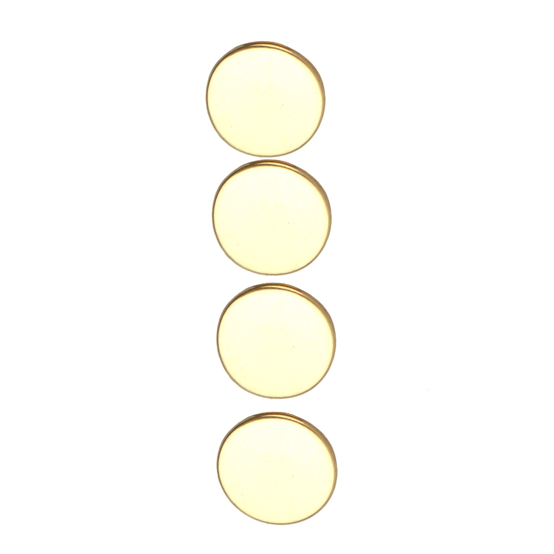 slide 3 of 3, Blumenthal Lansing Lamode 5/8" Gold Flat Shank Buttons, 4ct., 4 ct