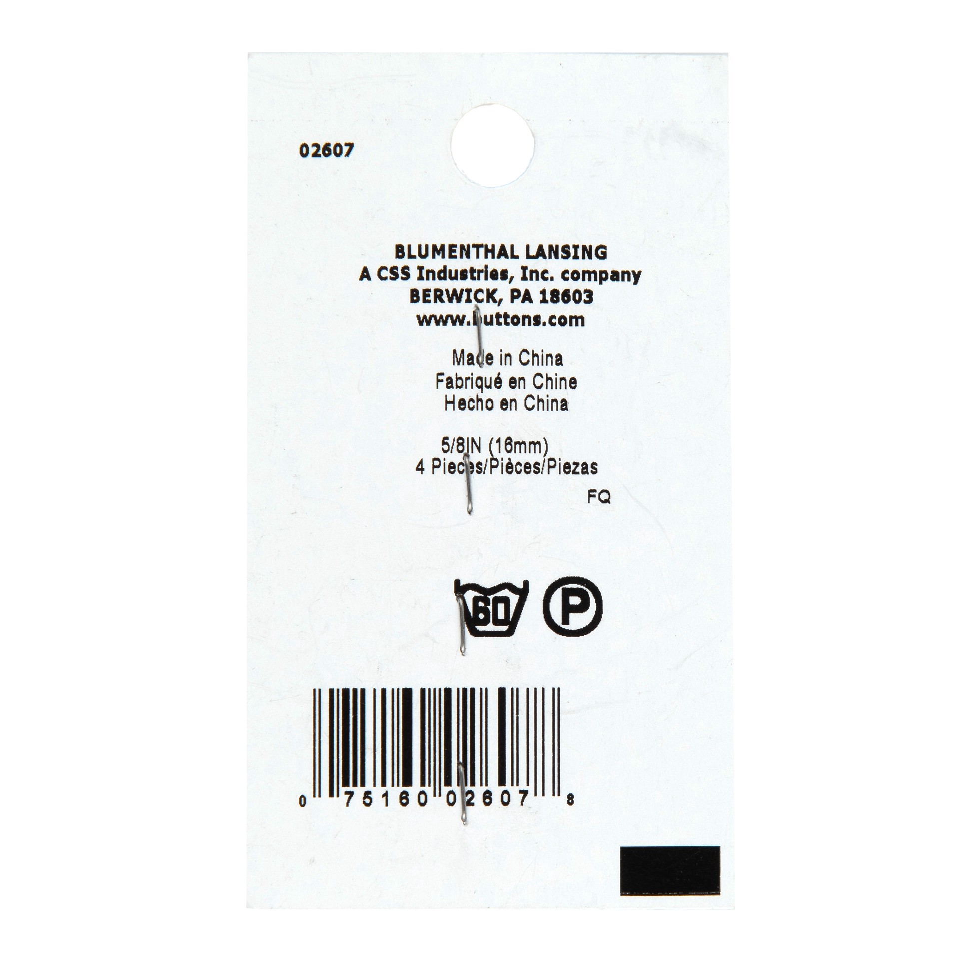 slide 2 of 3, Blumenthal Lansing Lamode 5/8" Gold Flat Shank Buttons, 4ct., 4 ct