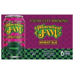 Cigar City Brewing Theoretical Jam Wheat Ale Craft Beer, 6 Pack 12 fl oz Cans