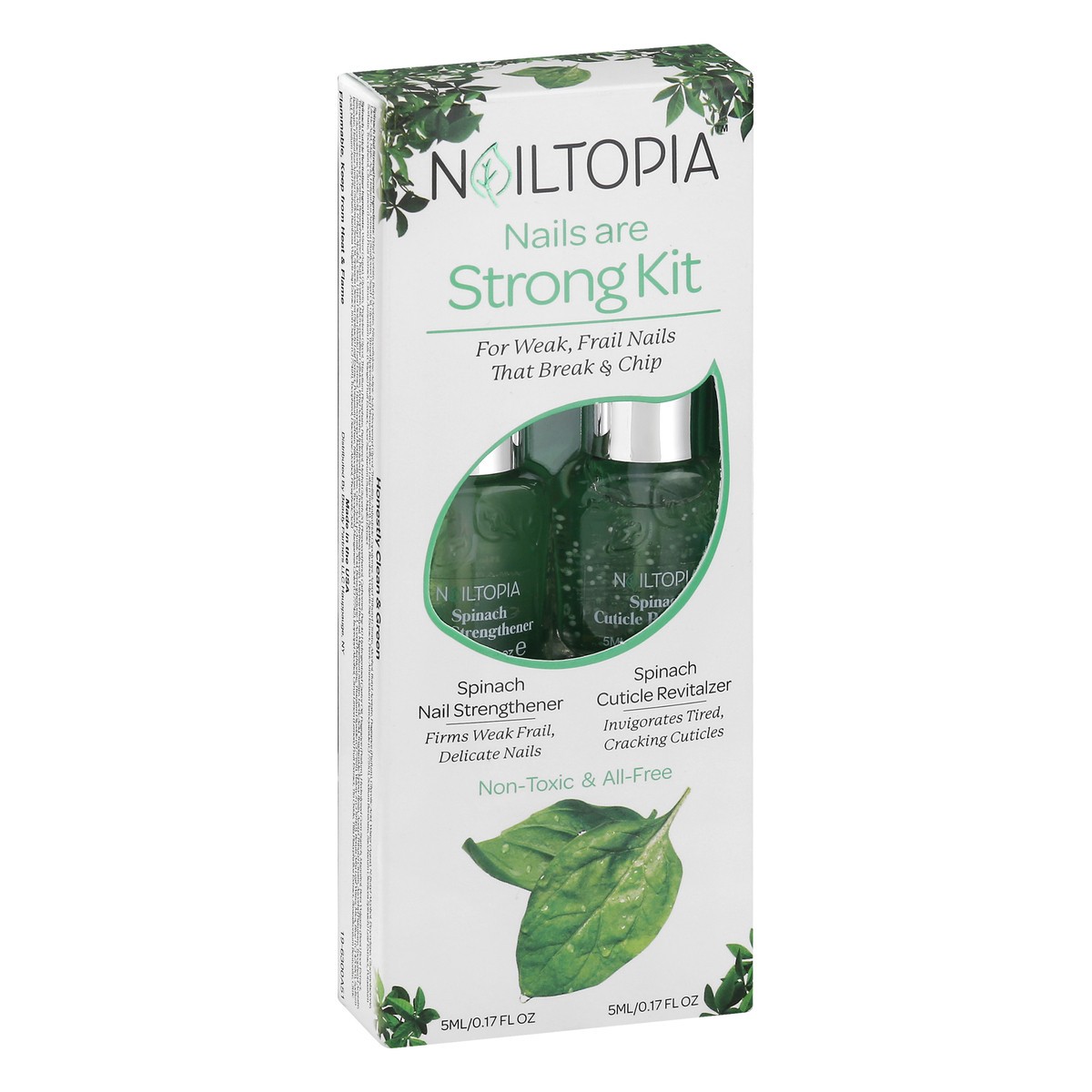slide 6 of 11, Nailtopia Spinach Nails Strong Kit 2 ea, 1 ct